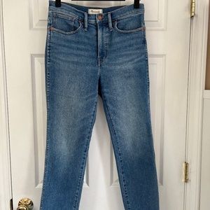 Madewell Stovepipe Jeans Size 28, Standard Length